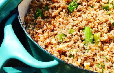 Tahini, Asparagus & Bulgar Wheat Salad